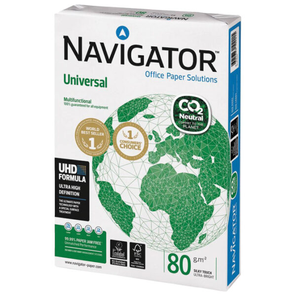 Papir ILK Navigator A4 80g Universal pk500 Soporcel