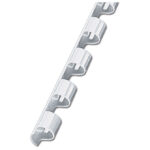 Spirala plastična fi- 6 mm pk100 Fornax bijela