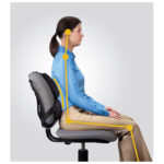 Odmarač za leđa Fellowes 8041801 crni - Slika 2