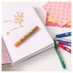 Ljepilo glitter glue 20g UHU L0180500 zlatno-srebrno - Slika 2