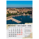 Kalendar "Razglednice Hrvatske 2026" 13 listova spirala - Slika 5