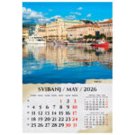 Kalendar "Razglednice Hrvatske 2026" 13 listova spirala - Slika 9