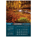 Kalendar "Nacionalni parkovi i Parkovi Prirode 2026" 13 listova, spirala - Slika 3