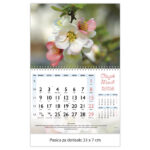 Kalendar "Cvijeće 2026" 13 listova, spirala JP. - Slika 2