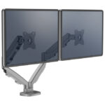 Držač monitora dvostruki EPPA Fellowes 9683301 srebrni - Slika 2
