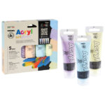 Boja akrilna  75ml pvc tuba 5boja Primo 4212TATM5PAST - Slika 2