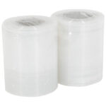 Folija za omatanje mini 10 cm/150m-2role + držač Stretch Fornax prozirna - Slika 2