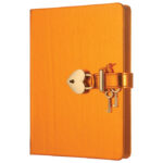 Dnevnik s ključem čisti 160L Hush-Hush Marker metalik narančasti 4401!! - Slika 2