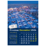 Kalendar "Putujem Europom 2026" 13 listova, spirala - Slika 5