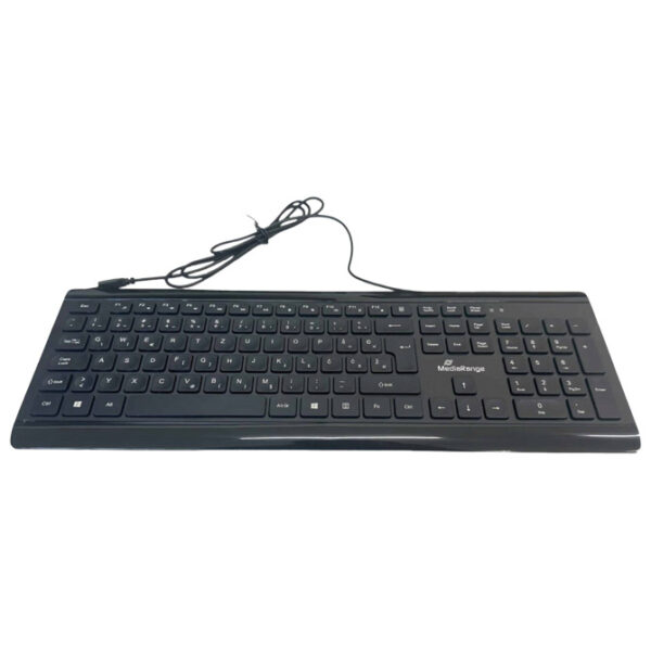 Tipkovnica USB MROS101-HRSI slim crna